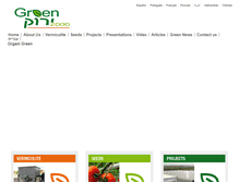 Tablet Screenshot of green-ltd.com